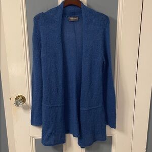 Wooden Ships by Paola Buendia Seamed Cardi Cardigan Open Front Sweater